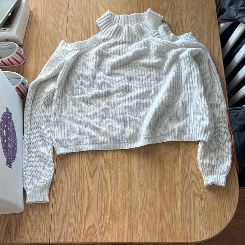 White sweater